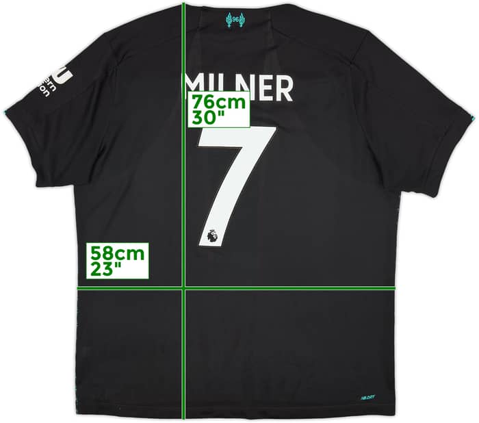 2019-20 Liverpool Third Shirt Milner #7 - 8/10 - (XL)