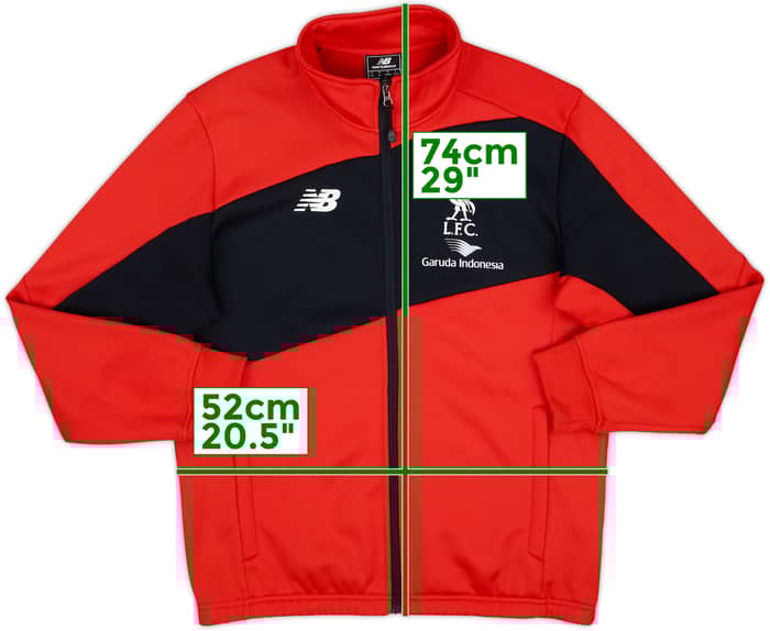 2015-16 Liverpool New Balance Track Jacket - 7/10 - (M)