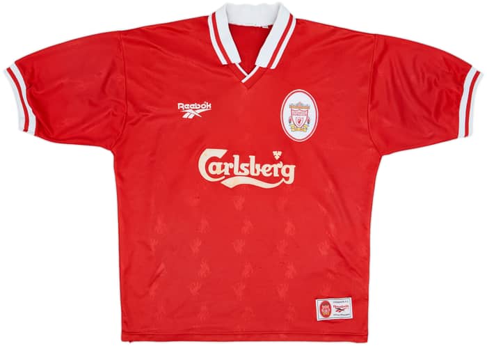1996-98 Liverpool Home Shirt McManaman #7 - 6/10 - (L)