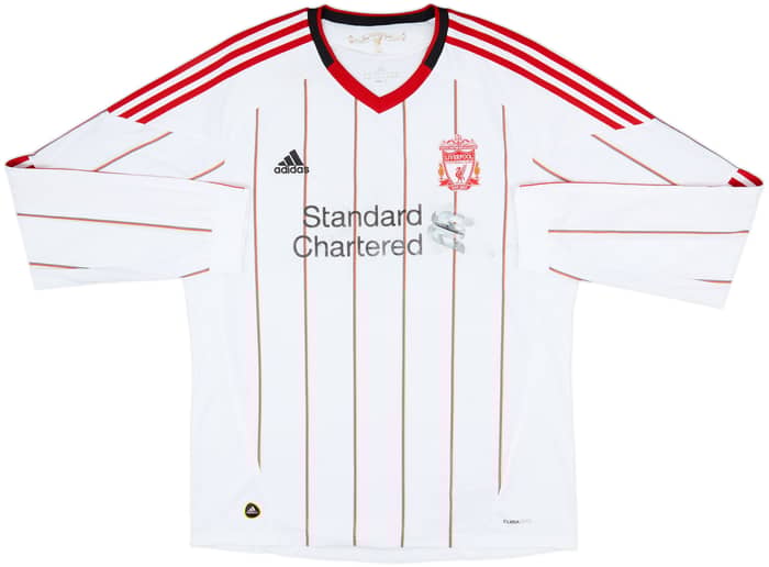 2010-11 Liverpool Away L/S Shirt Gerrard #8 - 4/10 - (XL)