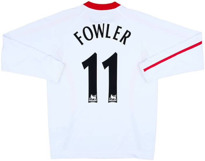 2005-06 Liverpool Away L/S Shirt Fowler #11 - 8/10 - (M)