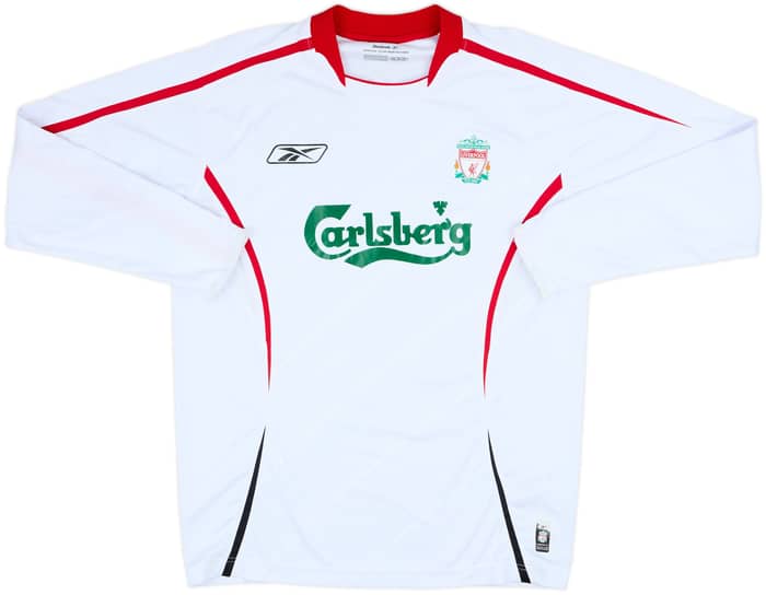 2005-06 Liverpool Away L/S Shirt Fowler #11 - 8/10 - (M)