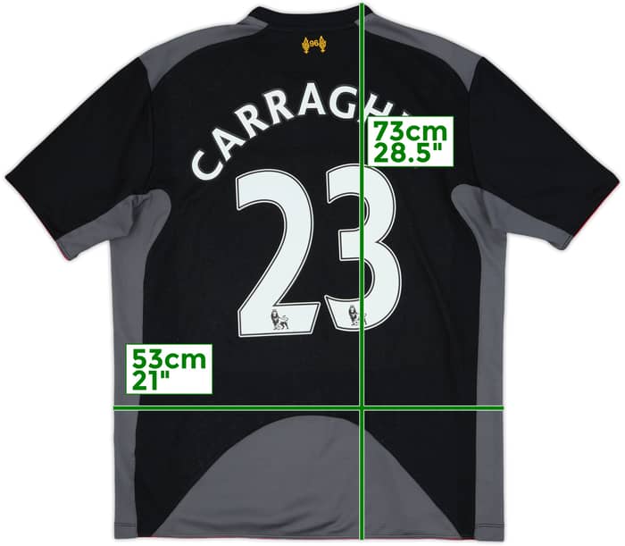 2012-13 Liverpool Away Shirt Carragher #23 - 7/10 - (L)