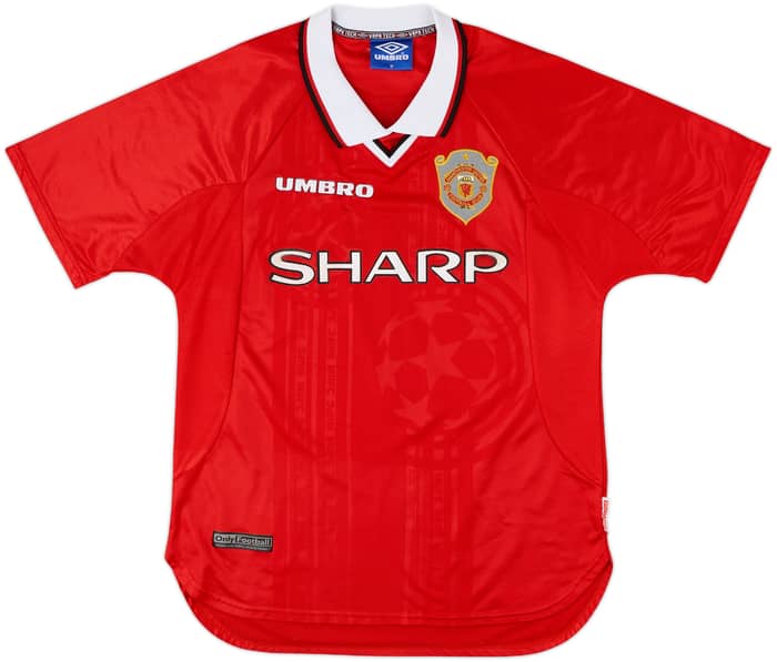 1997-00 Manchester United CL Shirt Beckham #7 - 8/10 - (M)