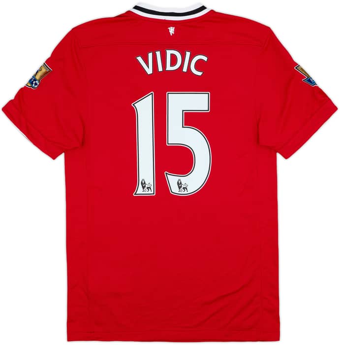 2011-12 Manchester United Home Shirt Vidic #15 - 10/10 - (S)