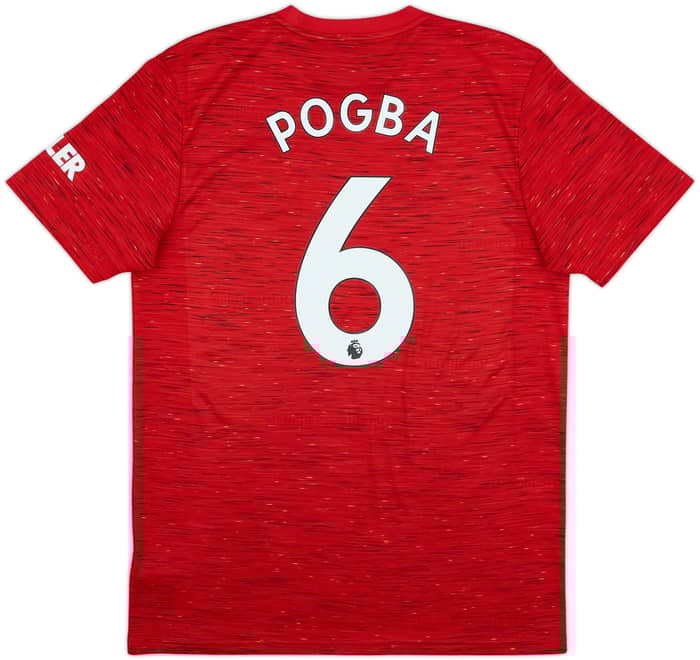 2020-21 Manchester United Home Shirt Pogba #6 - 7/10 - (L)