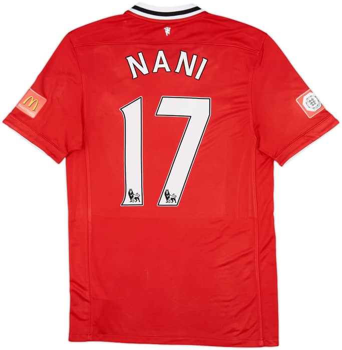 2011-12 Manchester United Home Shirt Nani #17 - 8/10 - (M)