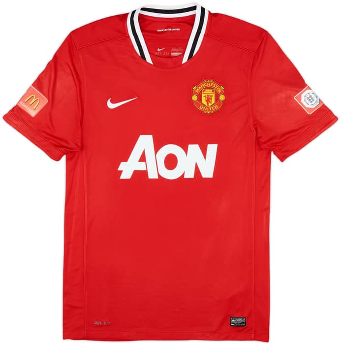 2011-12 Manchester United Home Shirt Nani #17 - 8/10 - (M)