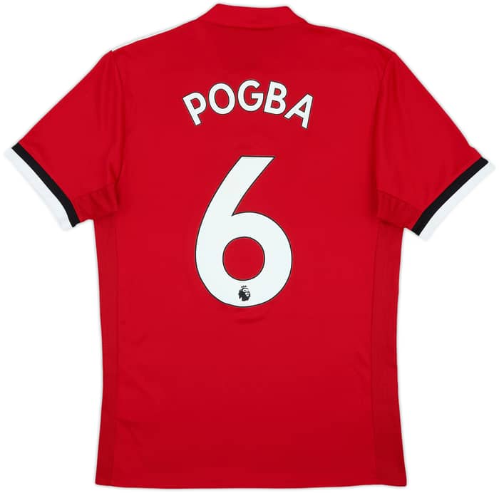 2017-18 Manchester United Home Shirt Pogba #6 - 8/10 - (S)