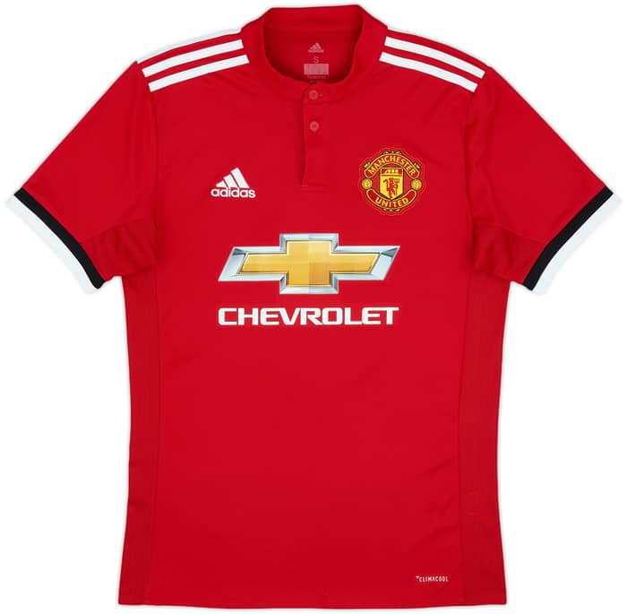 2017-18 Manchester United Home Shirt Pogba #6 - 8/10 - (S)