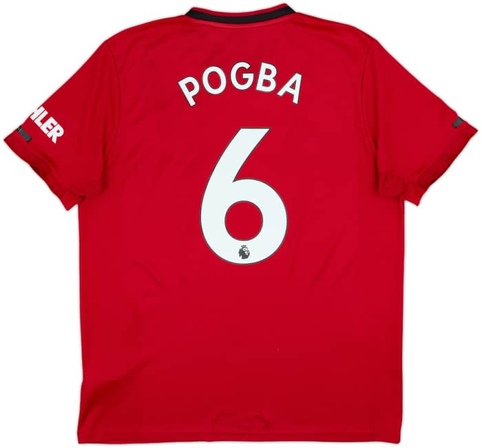 2019-20 Manchester United Home Shirt Pogba #6 - 7/10 - (L)