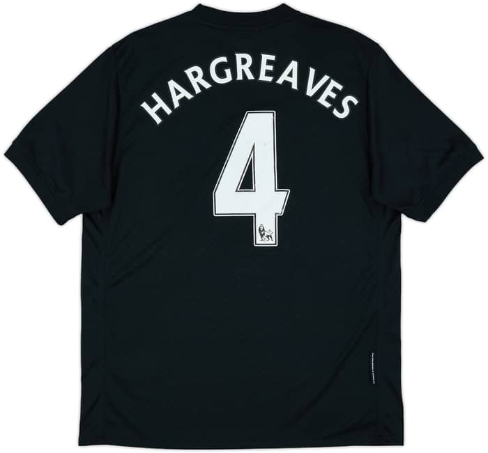 2009-10 Manchester United Away Shirt Hargreaves #4 - 6/10 - (M)
