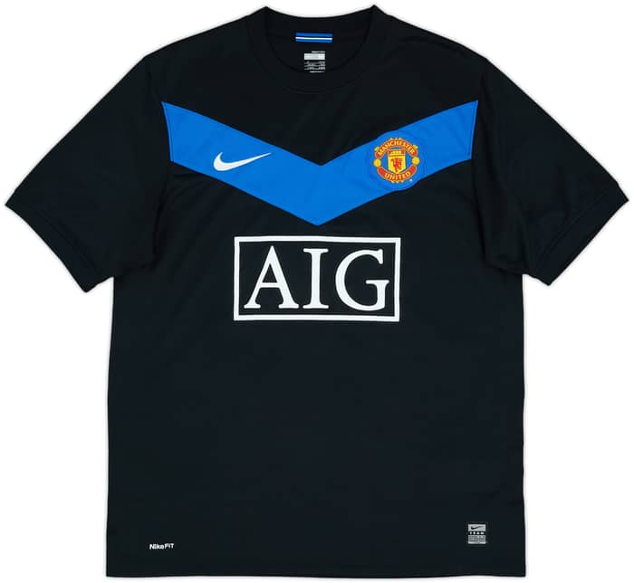 2009-10 Manchester United Away Shirt Hargreaves #4 - 6/10 - (M)