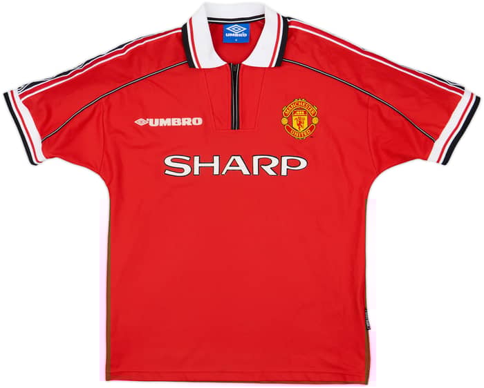 1998-00 Manchester United Home Shirt Keane #16 - 8/10 - (M)