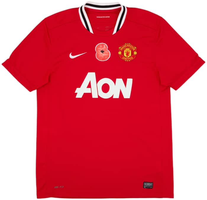 2011-12 Manchester United Home Shirt Berbatov #9 - 7/10 - (L)