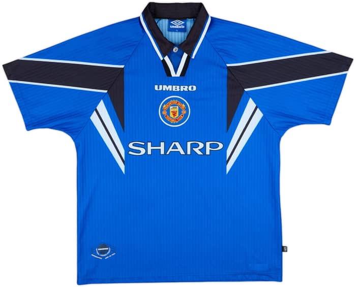 1996-98 Manchester United Third Shirt Beckham #10 - 9/10 - (XL)