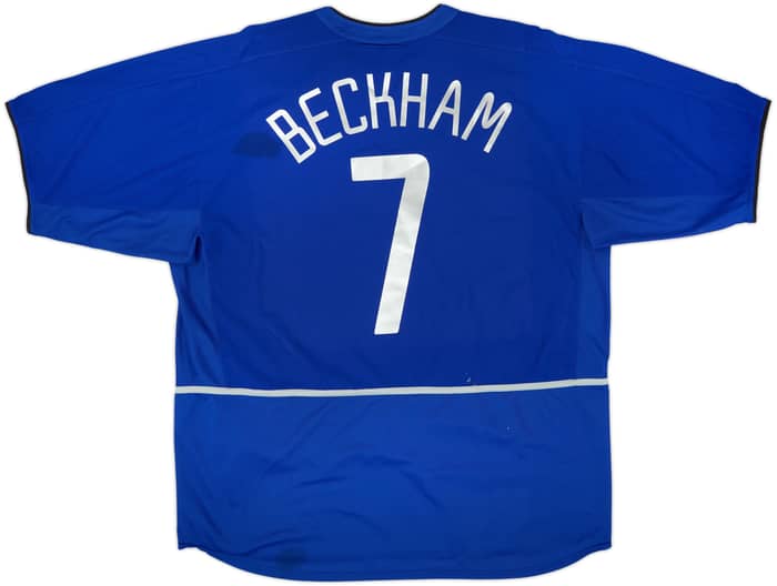 2002-03 Manchester United Third Shirt Beckham #7 - 6/10 - (XXL)