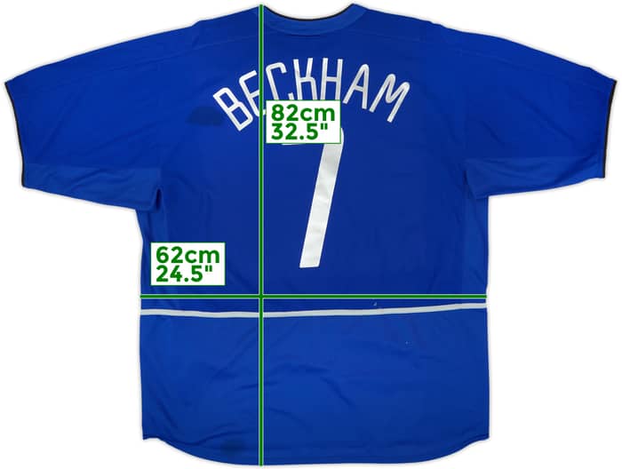 2002-03 Manchester United Third Shirt Beckham #7 - 6/10 - (XXL)