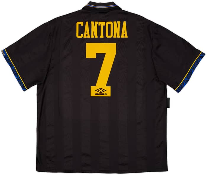 1993-95 Manchester United Away Shirt Cantona #7 - 8/10 - (XXL)