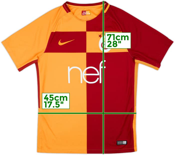 2017-18 Galatasaray Home Shirt - 7/10 - (S)