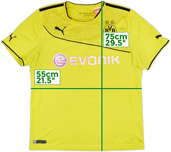2013-14 Borussia Dortmund Winter Home Shirt - 5/10 - (XL)