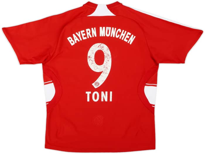 2007-08 Bayern Munich Home Shirt Toni #9 - 5/10 - (S.Boys)