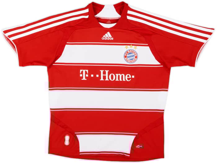 2007-08 Bayern Munich Home Shirt Toni #9 - 5/10 - (S.Boys)