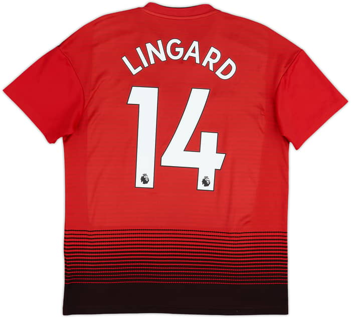 Camiseta de local del Manchester United 2018-19 Lingard #14 - 5/10 - (M)