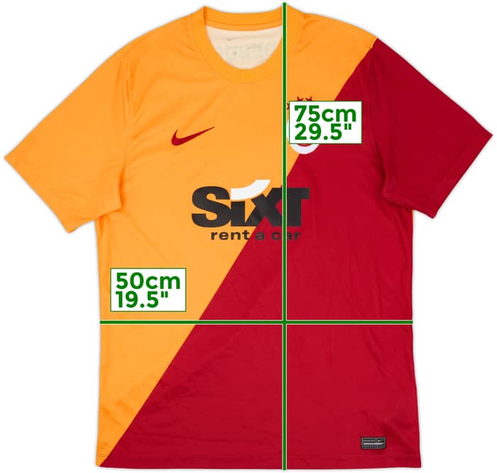 2021-22 Galatasaray Home Shirt - 9/10 - (XL)