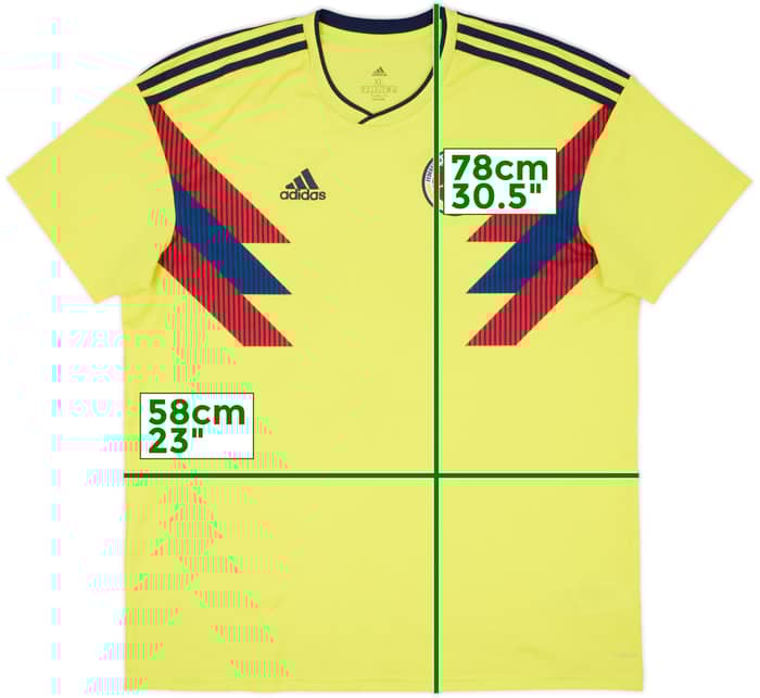 2018-19 Colombia Home Shirt - 8/10 - (XL)