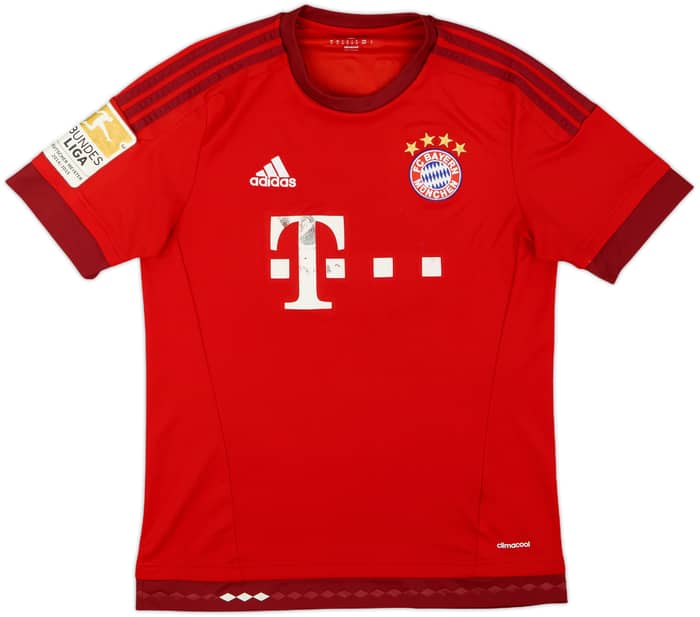 2015-16 Bayern Munich Home Shirt Alaba #27 - 3/10 - (M)