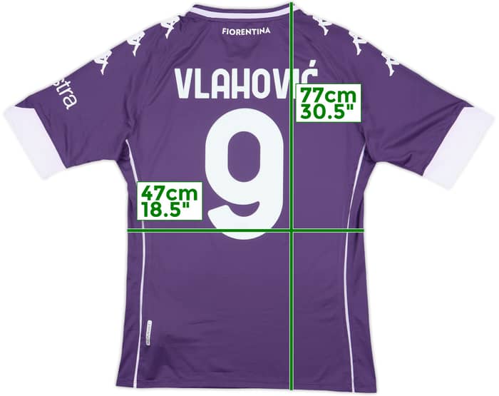 2020-21 Fiorentina Home Shirt Vlahovic #9 - 9/10 - (XL)