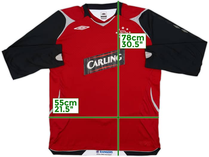 2008-09 Rangers GK Shirt - 8/10 - (L)