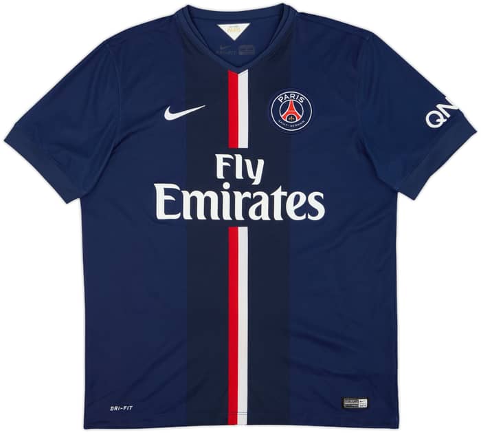 2014-15 Paris Saint-Germain Home Shirt Ibrahimovic #10 - 7/10 - (L)