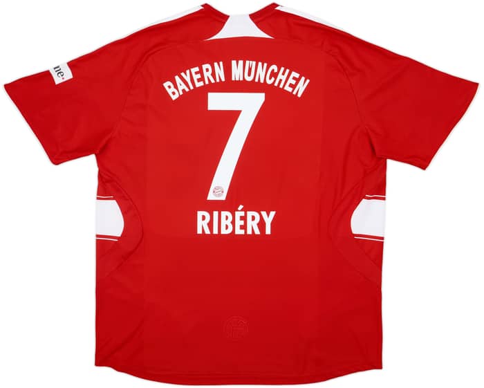2008-09 Bayern Munich Home Shirt Ribery #7 - 7/10 - (XXL)