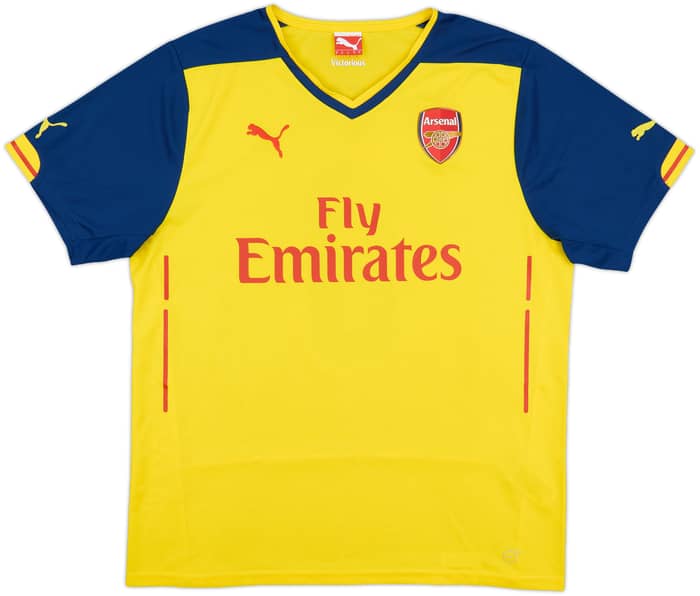 2014-15 Arsenal Away Shirt Arteta #8 - 8/10 - (XL)