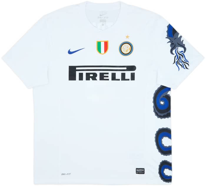 2010-11 Inter Milan Away Shirt Eto'o #9 - 8/10 - (XL)