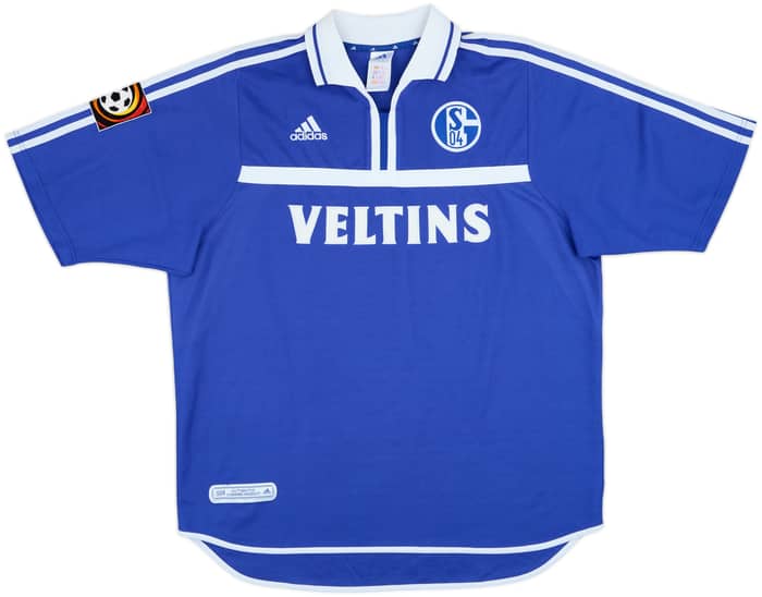 2000-01 Schalke Home Shirt Haaga #24 - 8/10 - (XL)