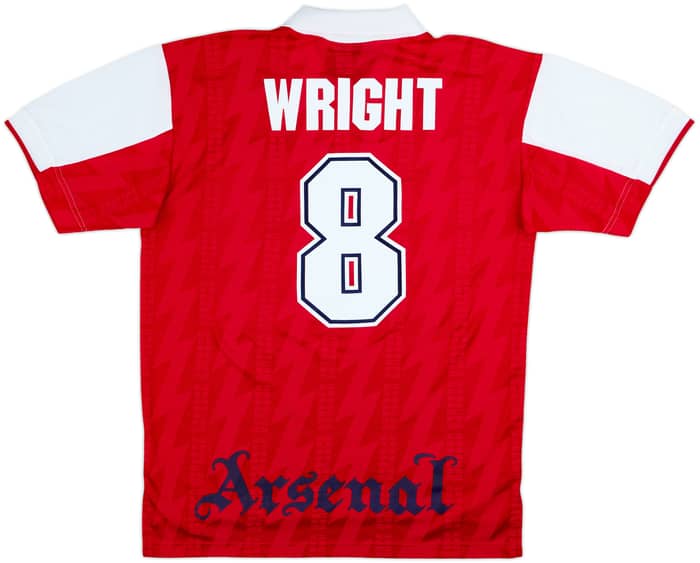 1994-96 Arsenal Home Shirt Wright #8 - 9/10 - (L)