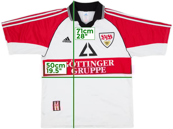 1998-99 Stuttgart Home Shirt - 8/10 - (M)