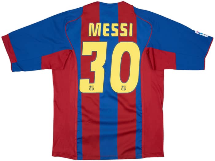 2004-05 Barcelona Home Shirt Messi #30 - 8/10 - (L)