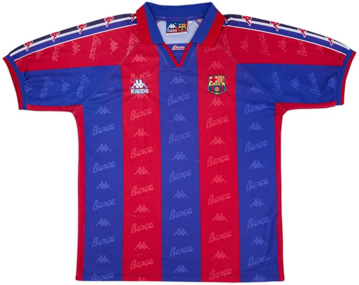 1995-97 Barcelona Home Shirt - 8/10 - (M)