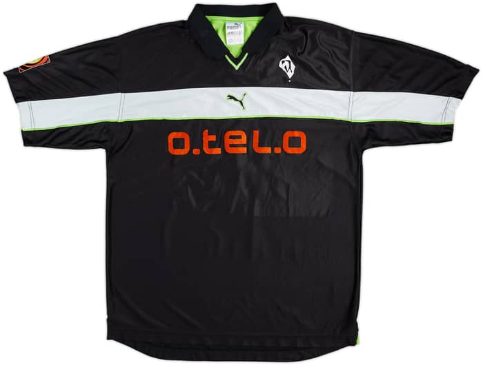 1999-00 Werder Bremen Match Issue GK Shirt Brasas #12