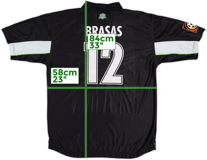 1999-00 Werder Bremen Match Issue GK Shirt Brasas #12