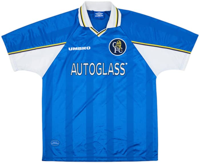 1997-99 Chelsea Home Shirt Vialli #9 - 9/10 - (XL)
