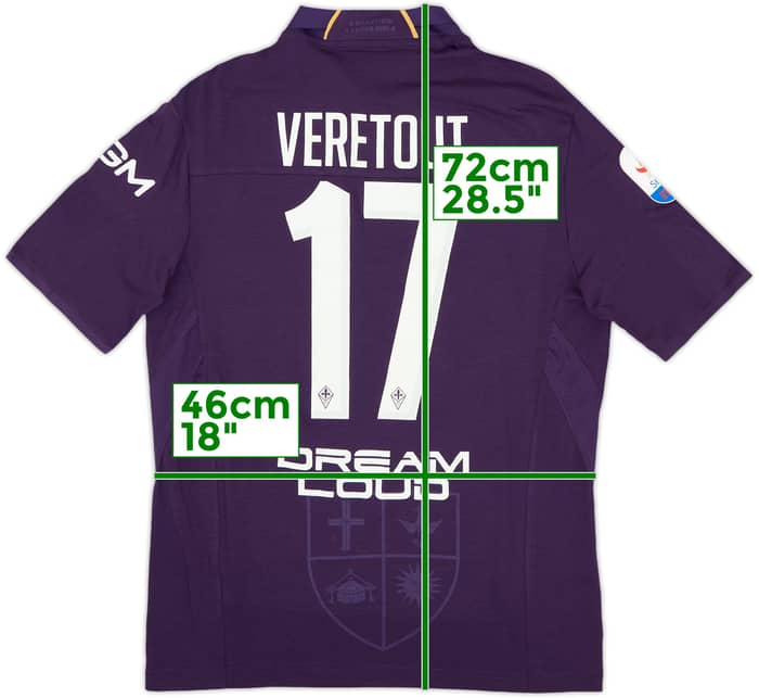 Camiseta de local de la Fiorentina 2018-19 Veretout #18 (L)