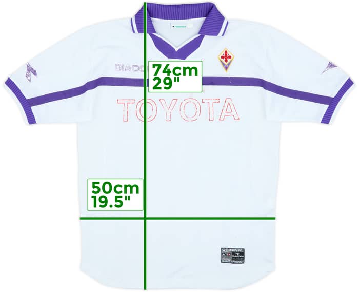 2000-01 Fiorentina Away Shirt - 4/10 - (S)