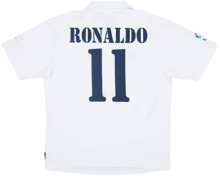 2002-03 Real Madrid Centenary Home Shirt Ronaldo #11 - 4/10 - (L)