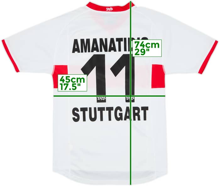 2003-04 Stuttgart Home Shirt Amanatidis #11 - 8/10 - (S)
