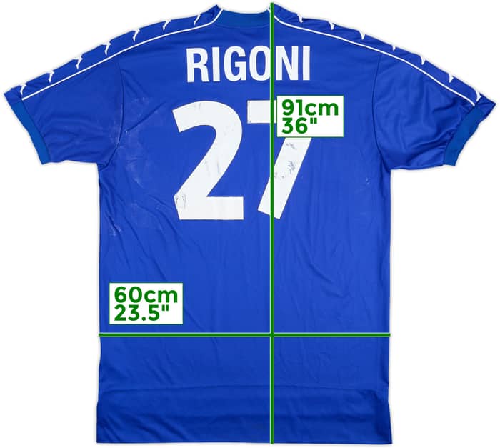 1999-00 Juventus Match Issue Third Shirt Rigoni #27